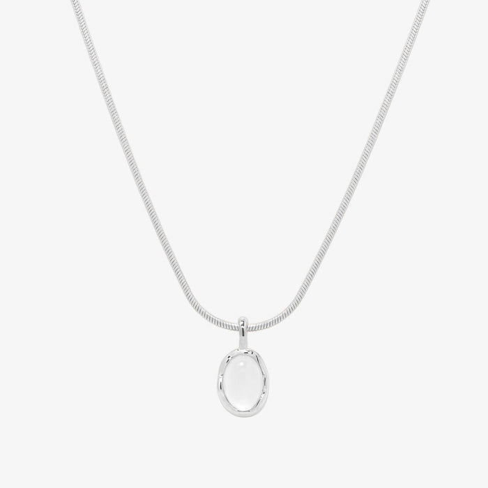 White moonstone necklace