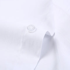 Men's Classic Long Sleeve Standard-fit Dress Shirts Formal Business Social Simple Basic Design White Work Office Casual Shirt