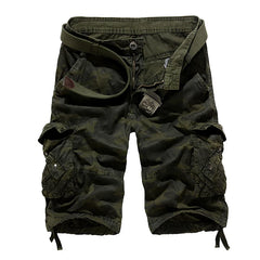Camouflage Loose Cargo Shorts Men 2025 Summer Military Camo Short Pants Homme Cargo Shorts US size