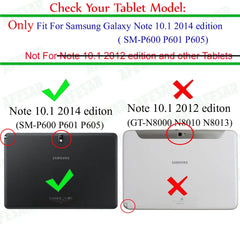 For Samsung Galaxy Note 10.1 2014 Edition P600 P605 P601 Smart Cover Case /Tab Pro 10.1 T520 T521 T525 Tablet Cover Magnet Sleep