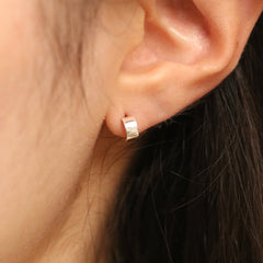 Bold Semi-Hoop Earrings