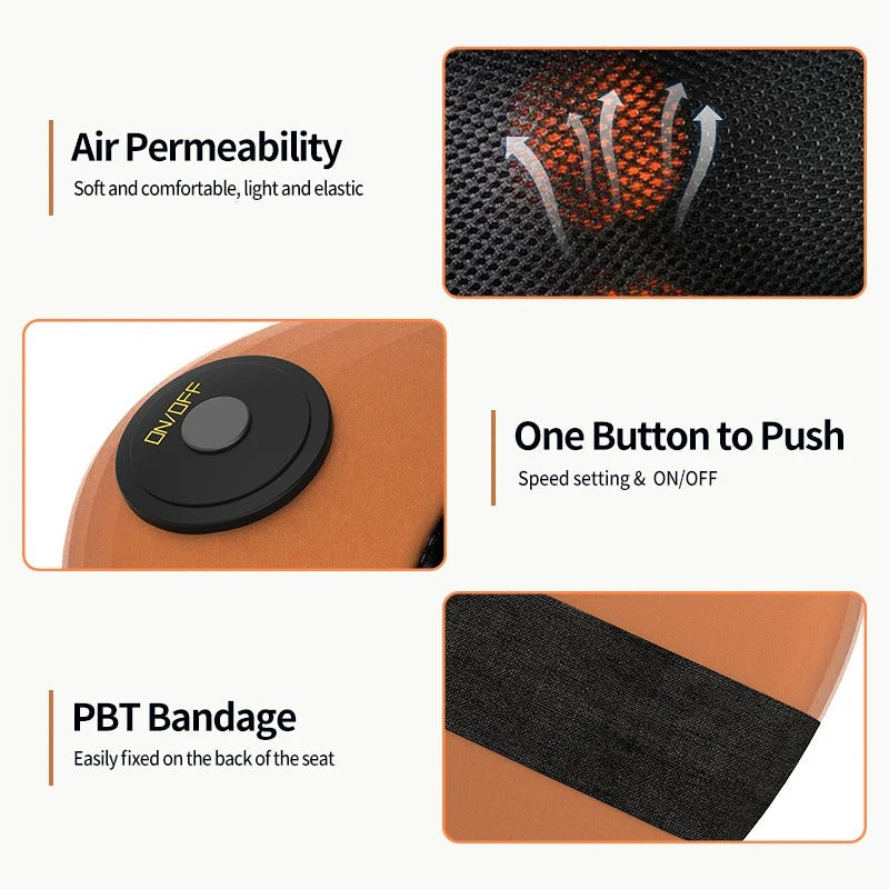 Electric Shiatsu Neck and Back Massage Pillow