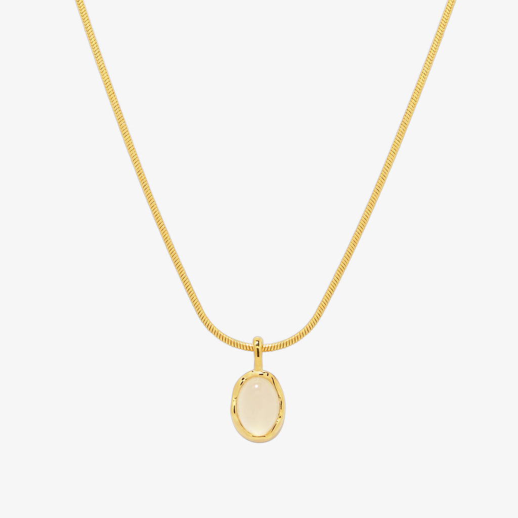 White moonstone necklace