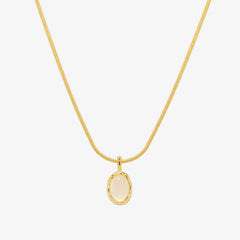 White moonstone necklace